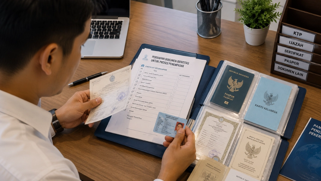 Persiapan dokumen identitas calon pekerja untuk proses penempatan